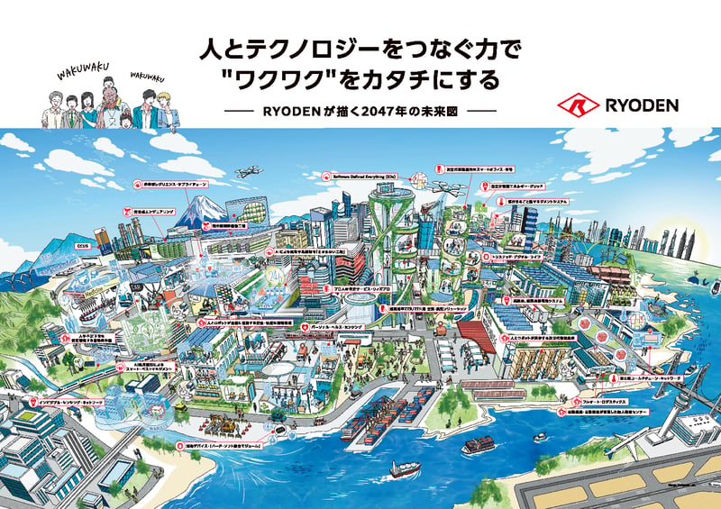 株式会社RYODENは、2026年8月より東海道・山陽新幹線の車内デッキに広告を掲出しました。
