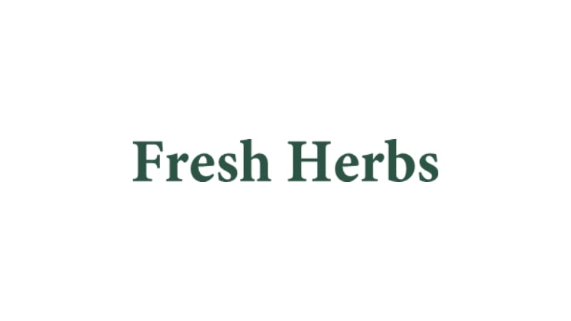 Fresh Herbs